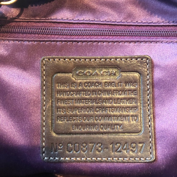 Authentic Coach Patchwork Tote - Picture 5 of 8